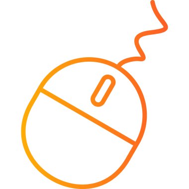 Bilgisayar faresi simgesi. Vektör illüstrasyonu