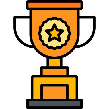 kupa simgesi vektör illüstrasyonu