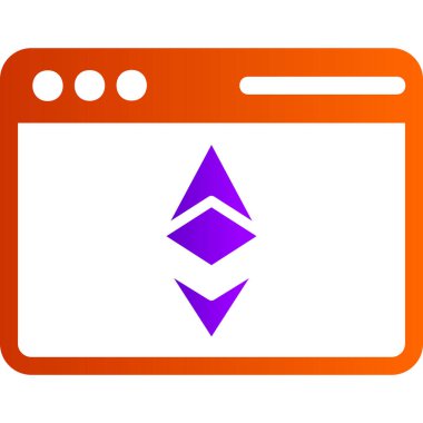 tarayıcı simgesi vektör illüstrasyonu