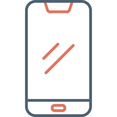 akıllı telefon simgesi vektör illüstrasyonu