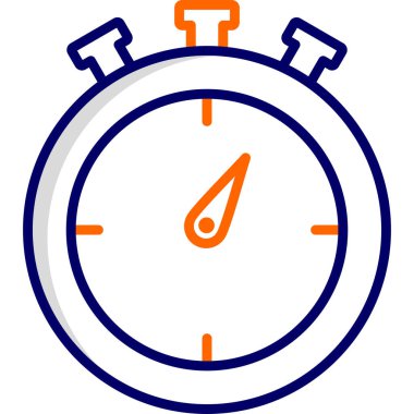 Kronometre Web simgesi basit tasarım