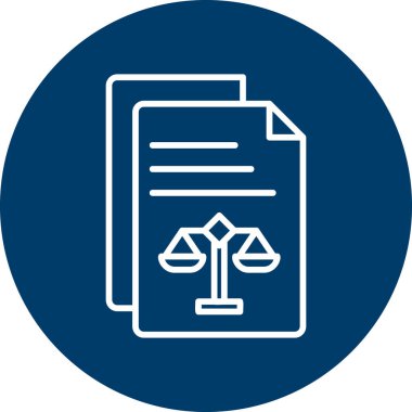 Belge simgesinin vektör illüstrasyonu