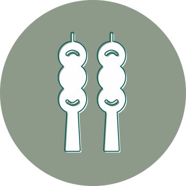 Dango simgesinin vektör illüstrasyonu