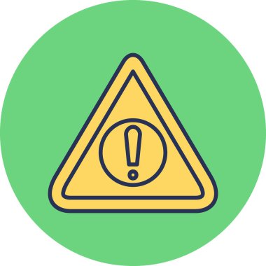 uyarı simgesi vektör illüstrasyonu