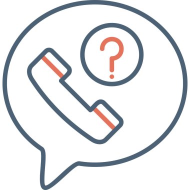 Kaçırılan Çağrı modern simge vektör illüstrasyonu