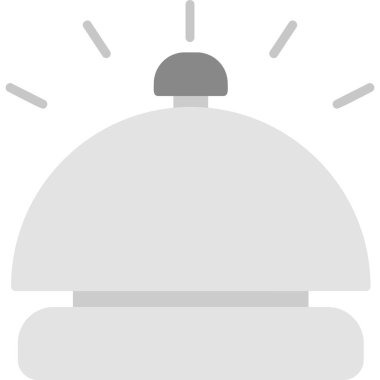 Bell masası. Web simgesi basit tasarım