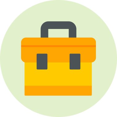 Çanta. Web simgesi basit illüstrasyon 