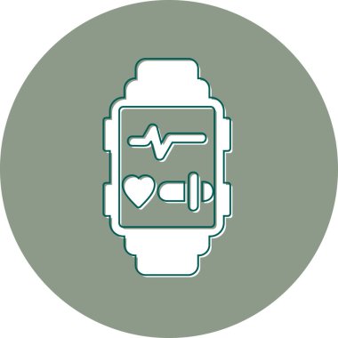 smartwatch simge vektör çizimi
