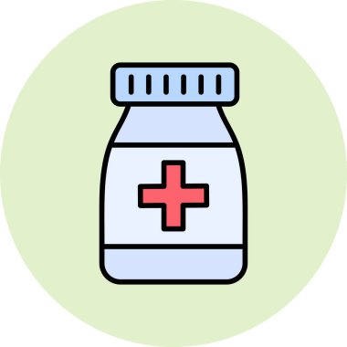 Sağlık hizmetleri web simgesi basit illüstrasyon