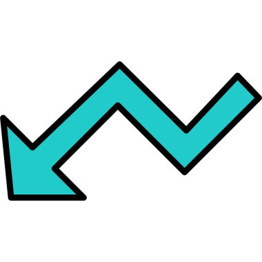 Ok. Web simgesi basit illüstrasyon