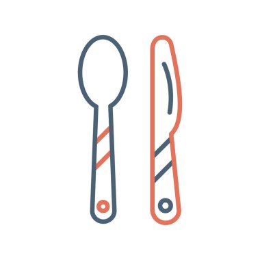 bıçak simgesi vektör illüstrasyonu