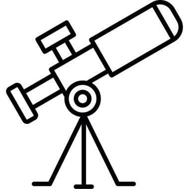 vector illustration of modern Telescope icon