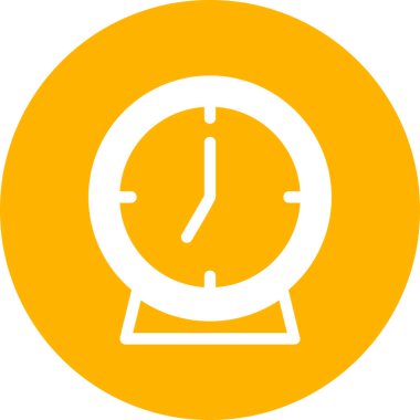 Alarm Saati zamanı, akıllı telefon aygıtının dijital illüstrasyonu 