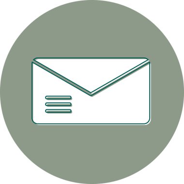 zarf simgesi vektör illüstrasyonu