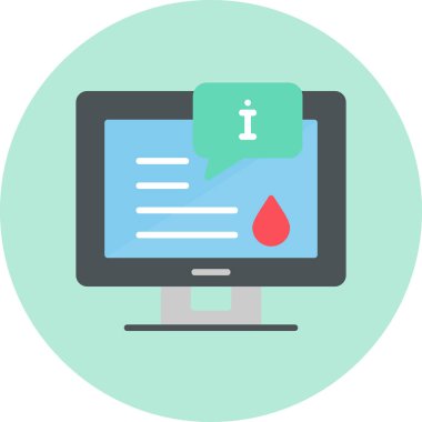  Information  web icon simple illustration