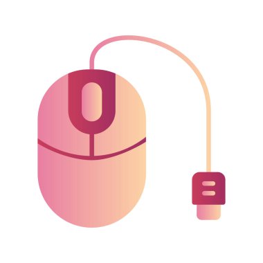 Bilgisayar fare web simgesi, vektör çizim