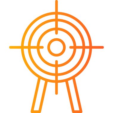 hedef simge vektör illüstrasyonu