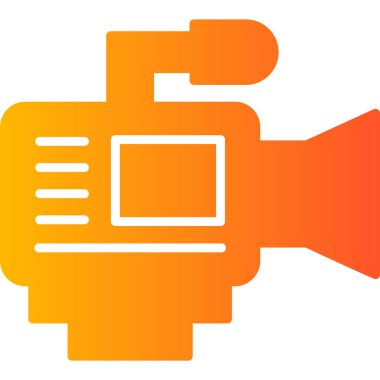 Video Kamera, grafik illüstrasyon simgesi