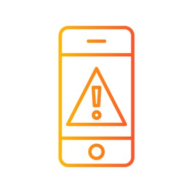 akıllı telefon simgesi vektör illüstrasyonu