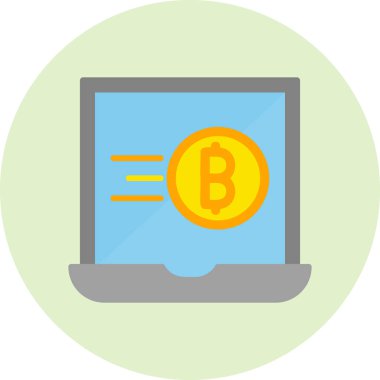 Bilgisayar. Web simgesi basit illüstrasyon