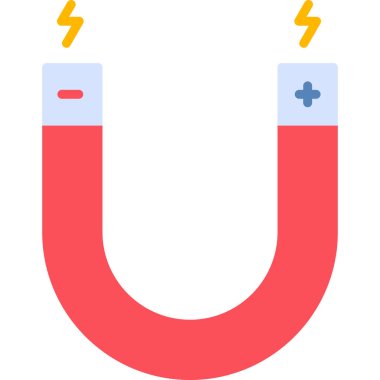 mıknatıs simgesi vektör çizimi 