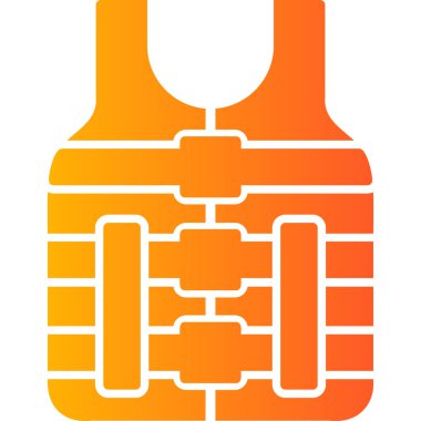 Modern b 'nin vektör illüstrasyonunda gaz borusu simgesi yok