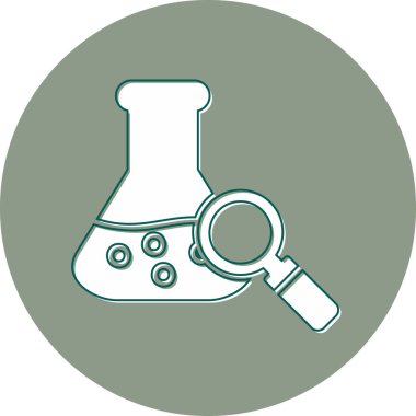 Bilim araştırma vektörü simgesi 