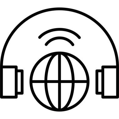 küresel ağ. Basit tasarım