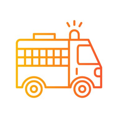 Police web icon. simple illustration