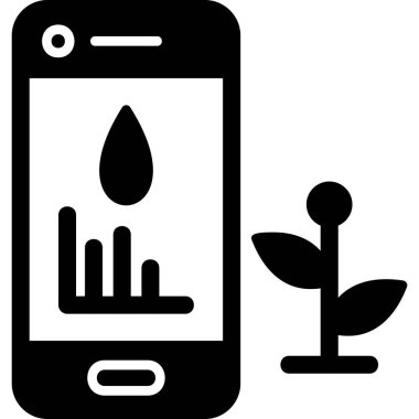 Su Seviyesi mobil vektör çizimi