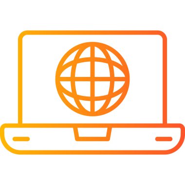 genel internet vektör renk simgesi