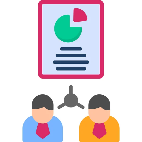 vector illustration of project management modern icon in design