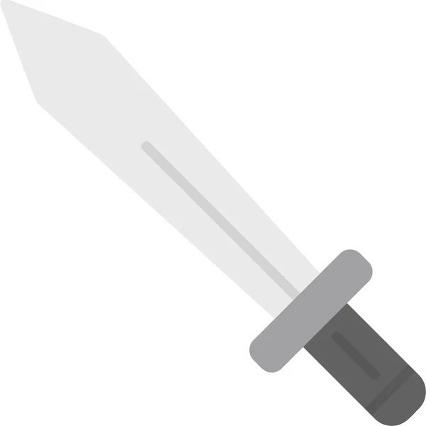 Espada Ícone Web Ilustração Simples — Vetor de Stock
