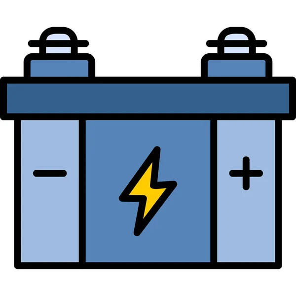 Autobatterie Stromwechsel — Stockvektor