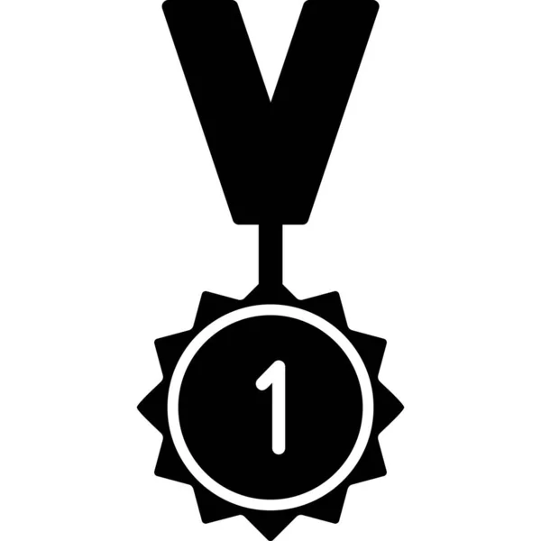 Award Medal Web Icon Simple Illustration — Stock Vector