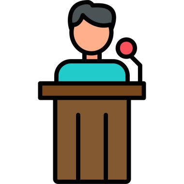 Jeopolitik. Web simgesi basit illüstrasyon 