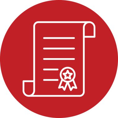 Garanti veriyorum. Web simgesi vektör illüstrasyonu