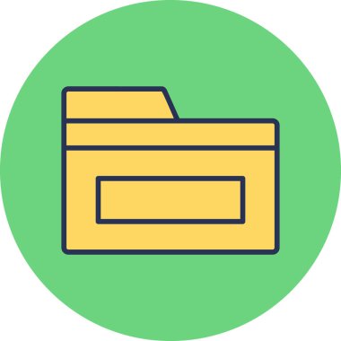 folder icon, web simple illustration
