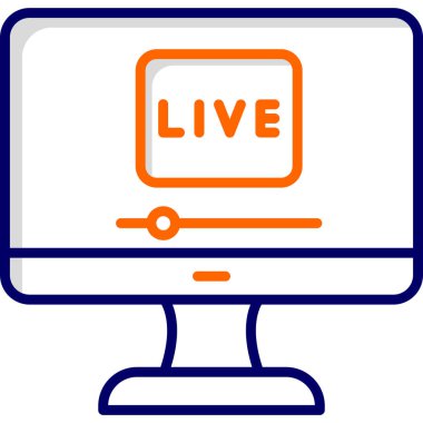 Canlı modern simge, vektör çizimi