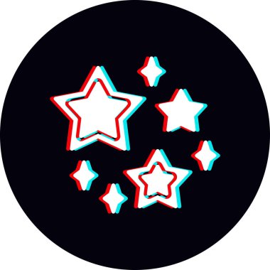 yıldız simgesi, vektör çizimi