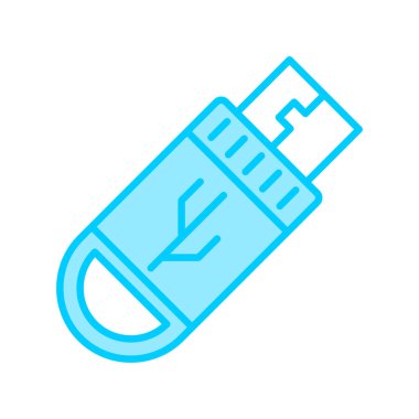 USB Flash sürücü simgesi.  