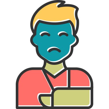 avatar. Web simgesi basit illüstrasyon