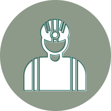 Worker icon modern vector illustration