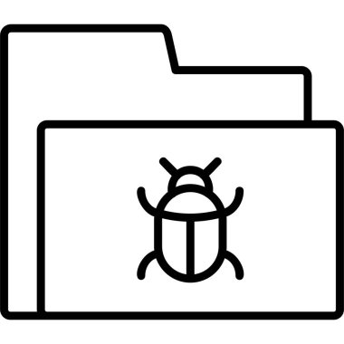 Virus icon modern vector illustration 