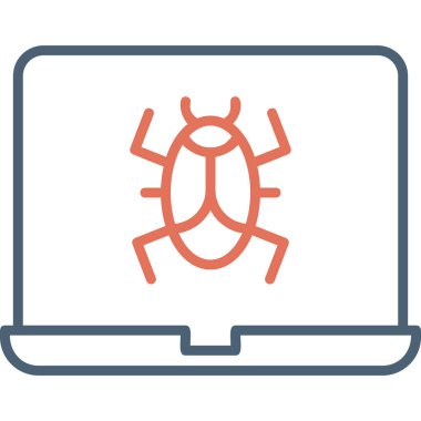 Hata dedektifi modern simge, vektör illüstrasyonu 