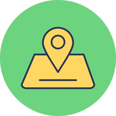 Yer tutucu. Web simgesi basit illüstrasyon