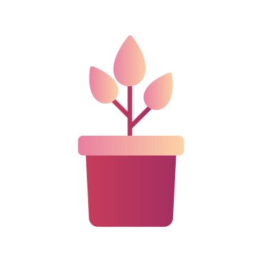 plant pot, vector illustration 