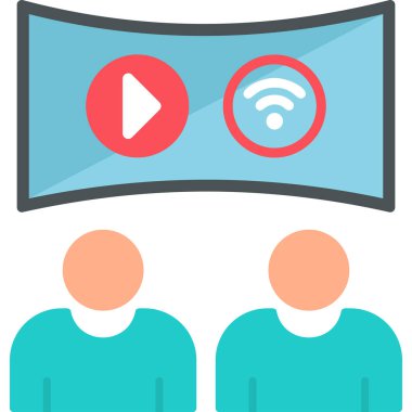 Görüntülü konuşma. Basit resimleme