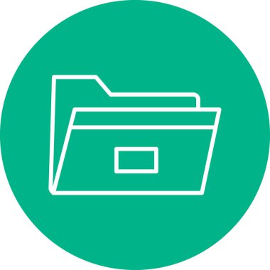 folder icon, web simple illustration