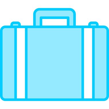 Çanta. Web simgesi basit illüstrasyon 